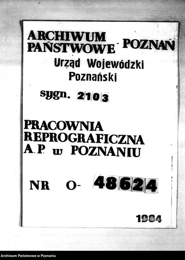 Obraz 1 z jednostki "Dzierżawy parcel majątku w Dziembowie powiat chodzieski"