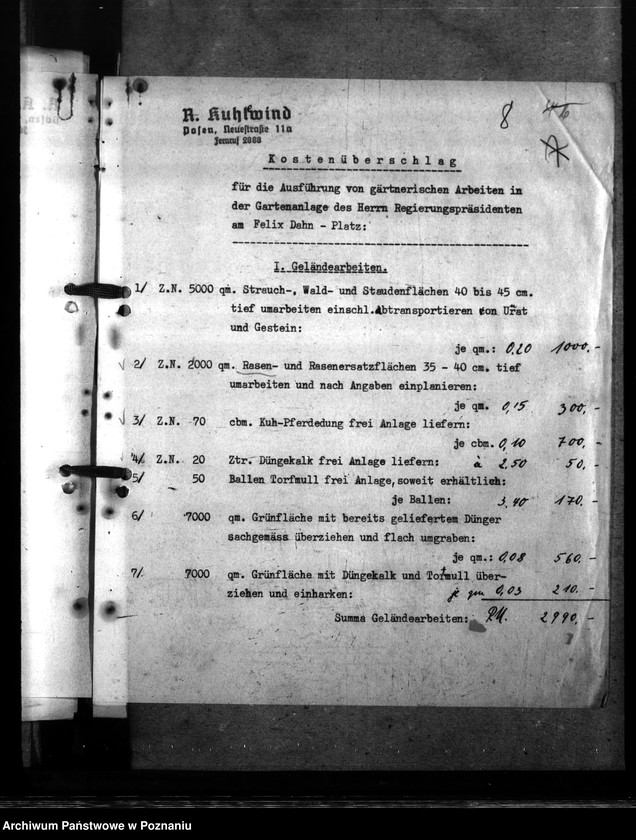 Obraz 12 z jednostki "Prace budowlane w ogrodzie urzędu namiestnika"