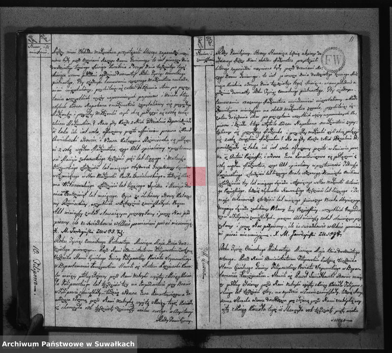 image.from.unit.number "Akta Zaślubionych Gminy Filipowskiey od 1-go Stycznia 1815 Roku"