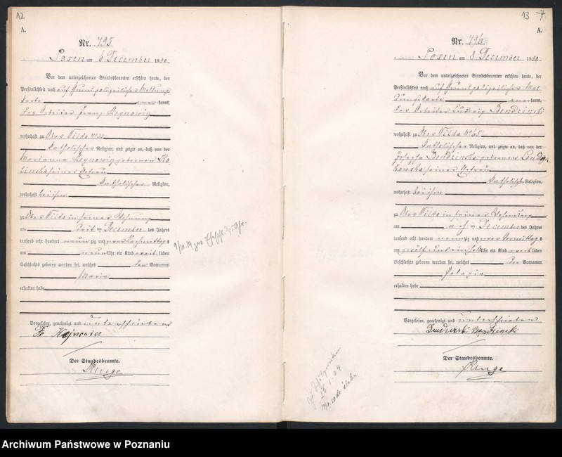 Obraz 10 z jednostki "Księga urodzeń t. II"