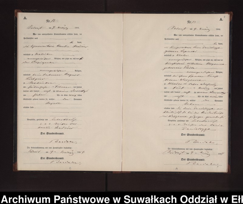 image.from.unit.number "Geburts-Neben-Register des Preussischen Standes-Amtes Neuhoff Kreis Loetzen"