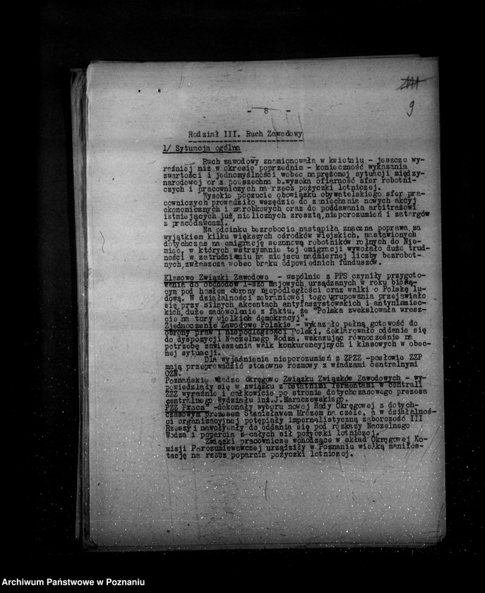 Obraz 13 z jednostki "Sprawozdania ze stanu bezpieczeństwa za miesiące kwiecień-czerwiec-lipiec 1939 r."