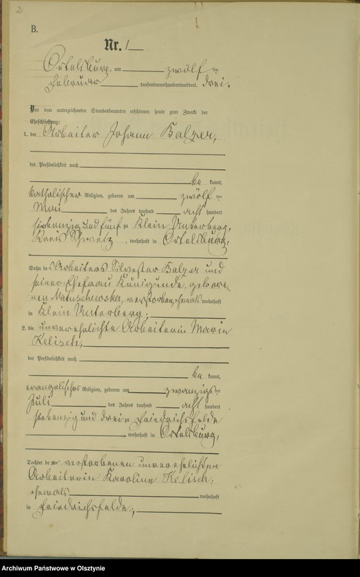 image.from.unit.number "Heiraths-Haupt-Register Nr 1 - 16"