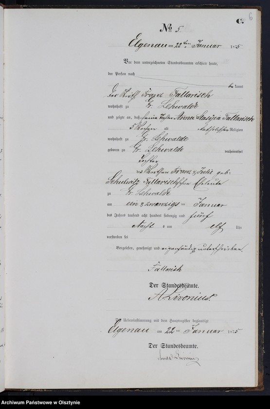 image.from.unit.number "Sterbe-Neben-Register Nr 1 - 65"