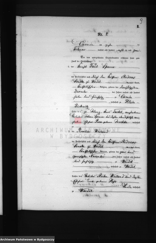 image.from.unit.number "Akta małżeństw - wtóropis"