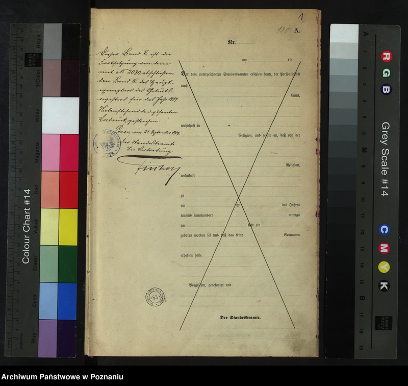 Obraz 3 z jednostki "Księga miejscowa urodzeń tom V [Rejestr główny urodzeń]"