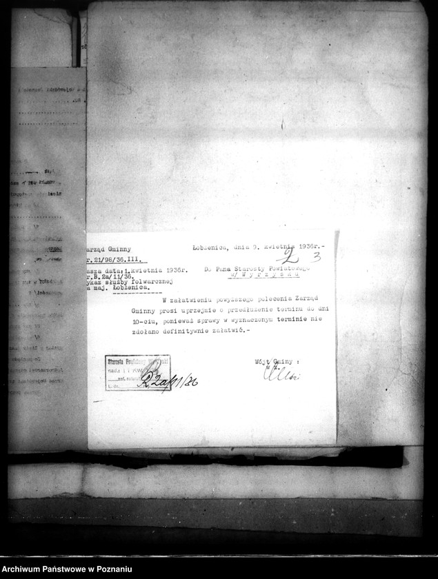 Obraz 7 z jednostki "Majątek Łobżenice powiatu wyrzyskiego odprawy z art. 44 ustawy o wykonaniu reformy rolnej"