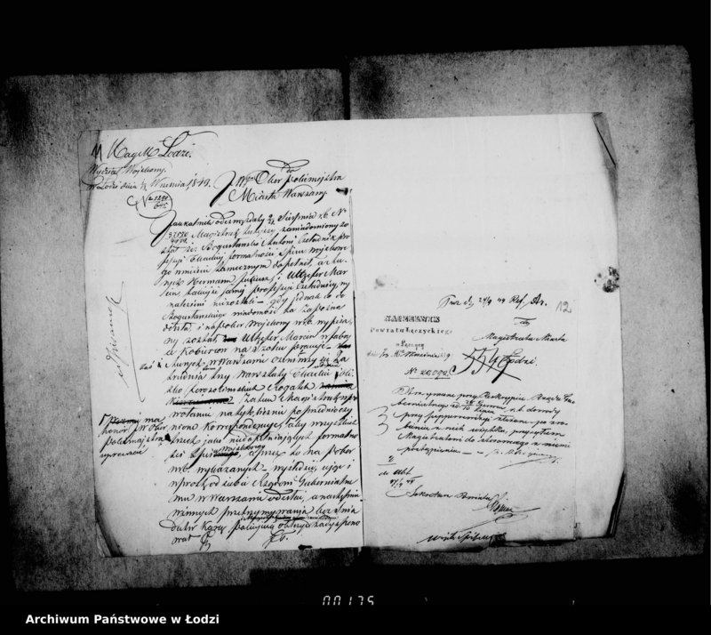 Obraz 13 z jednostki "Akta tyczące się spisu wojskowego"