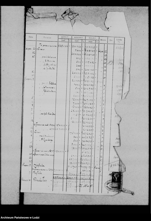 Obraz 16 z jednostki "Wyciągi z Banków"