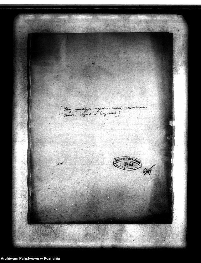 Obraz 3 z jednostki "/Plany sytuacyjne majętności Ordzin, Niemieczkowo i Pęckowo-majątku hr. Raczyńskich/ powiatu szamotulskiego"