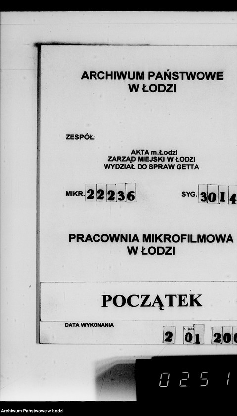 Obraz 1 z jednostki "Lebensmitteleinkauf. Aufträge, [Lieferscheinen und Rechnungen] 19781-19830 [Dostawa artykułów pierwszej potrzeby do Getta]"