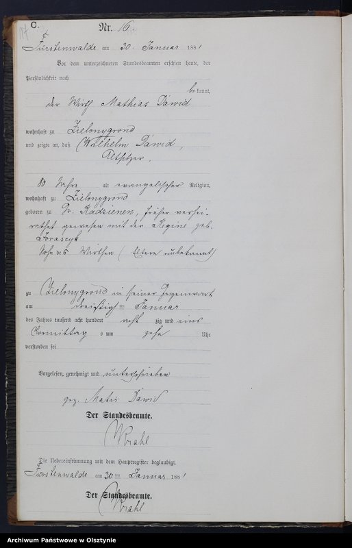 image.from.unit.number "Sterbe-Neben-Register Nr 1 - 150"