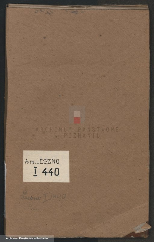 Obraz 1 z jednostki "Rechnung der Stadt Lissa; język niemiecki"