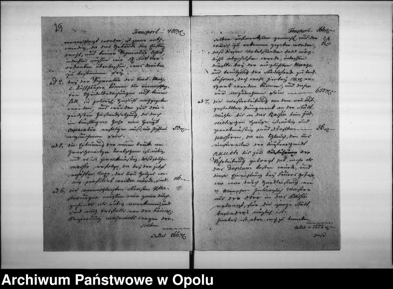 Obraz 19 z jednostki "Acta von Regulirung der jährlichen Cämmerey-Etats, und der aufzubringenden Zuschüsse von der Commune Magistrat zu Oppeln de anno 1821"