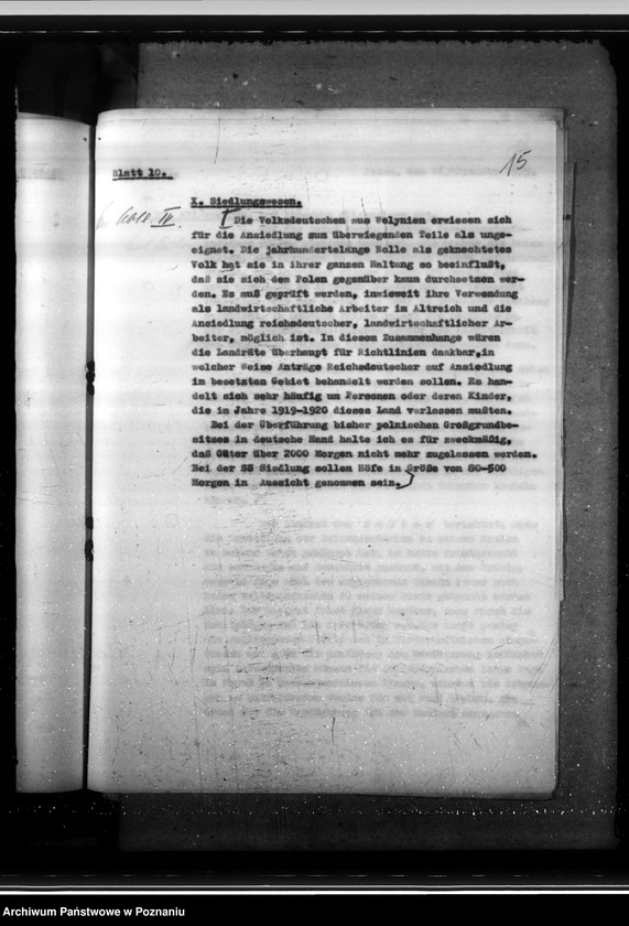 Obraz 18 z jednostki "Lageberichte des Regierungspräsidenten - Posen"