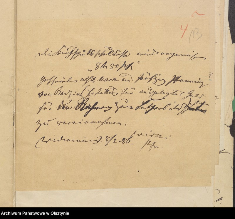 image.from.unit.number "Einnahme und Ausgabe Beläge der Kirchspielsschulkasse zu Widminnen"