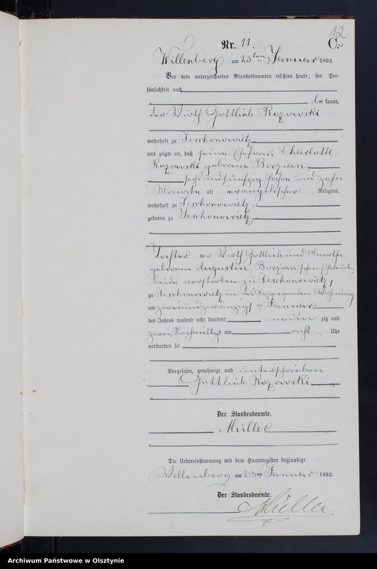 image.from.unit.number "Sterbe-Neben-Register T.I Nr 1 - 195"