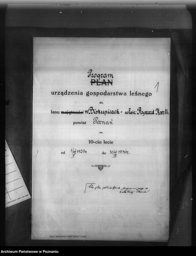 Obraz 5 z jednostki "Ryszard Koerth gmina Biskupice /Program urządzenia gospodarstwa leśnego/"