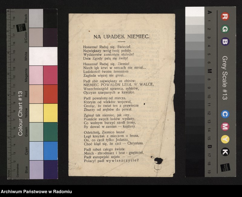 Obraz 12 z kolekcji "Poezja w archiwaliach skryta111"