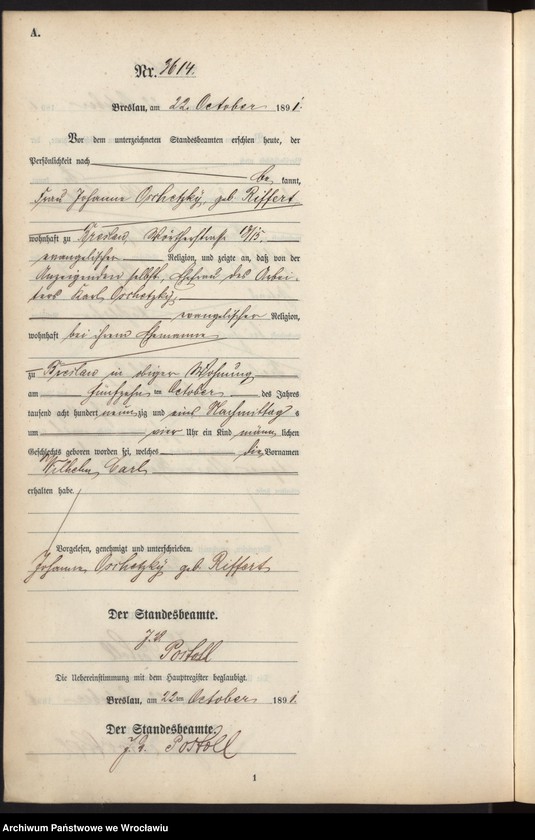 image.from.unit.number "Księga urodzeń Wrocław III 1891 t.10"