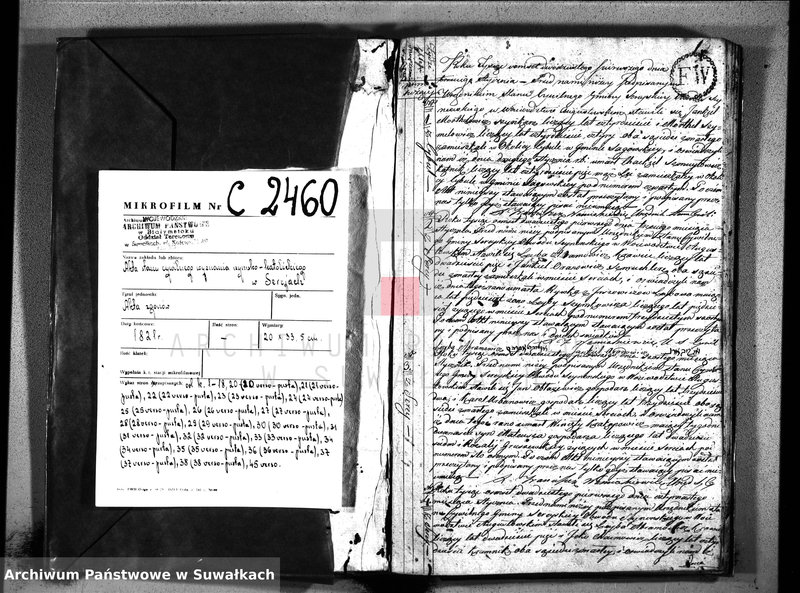 image.from.unit.number "Akta urzędnika stanu cywilnego gminy i parafii sereyskiey umarłych od dnia 1-go stycznia 1821 do ostatniego grudnia tegoż roku w Serejach"