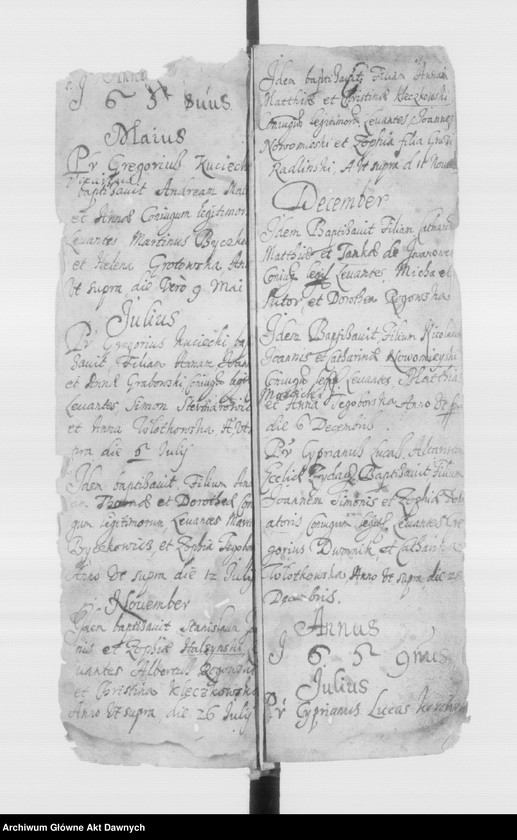 image.from.unit.number "Parafia: Żydaczów. Dekanat: Stryj. Księga metrykalna chrztów 1657-1708 i ślubów* 1657-1677, 1683-1708 dla całej parafii."