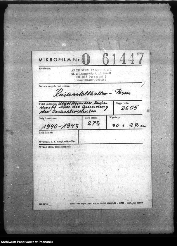 Obraz 2 z jednostki "Musikschulen. Denkschrift über die Gründung der Orchesterschulen"