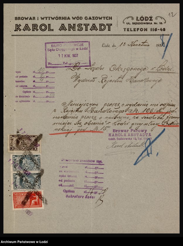 Obraz 14 z jednostki "Karl Anstadt- piwowar"