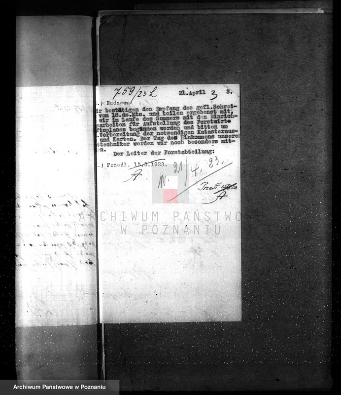 Obraz 7 z jednostki "Zarząd majętności /leśnej/ Tulce"