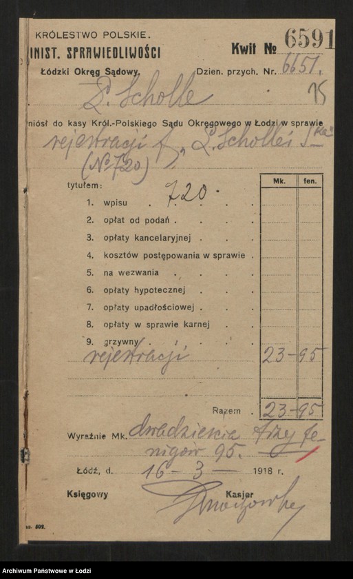 Obraz 17 z jednostki "L. Schollc i S-ka- magazyn robótek ręcznych"