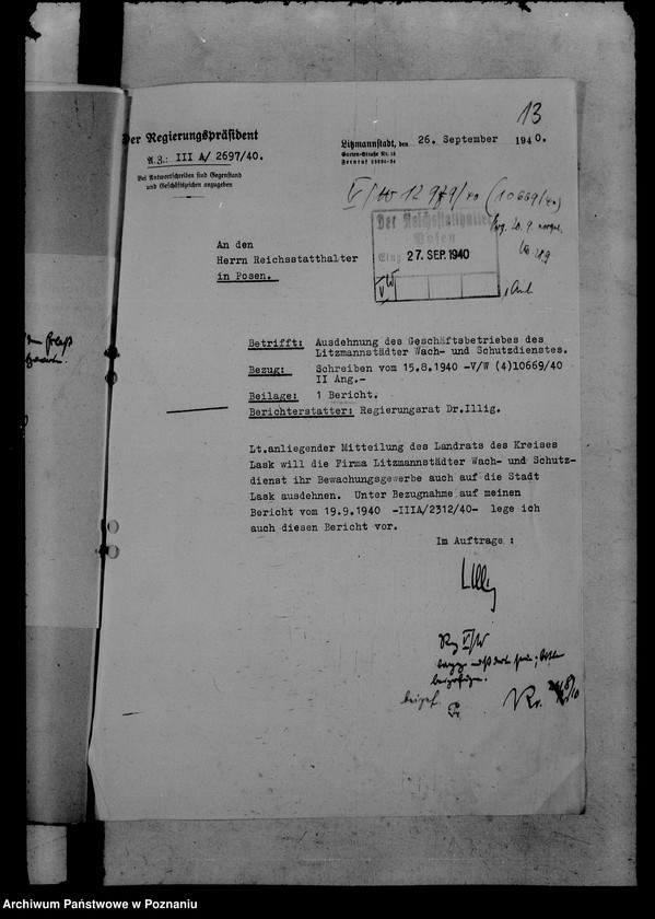 Obraz 17 z jednostki "Überwachungsgewerbe"