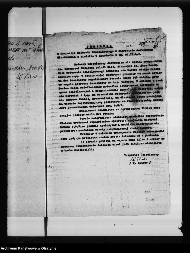 image.from.unit.number "Protokoły i zarządzenia polustracyjne referatów osiedleńczych"