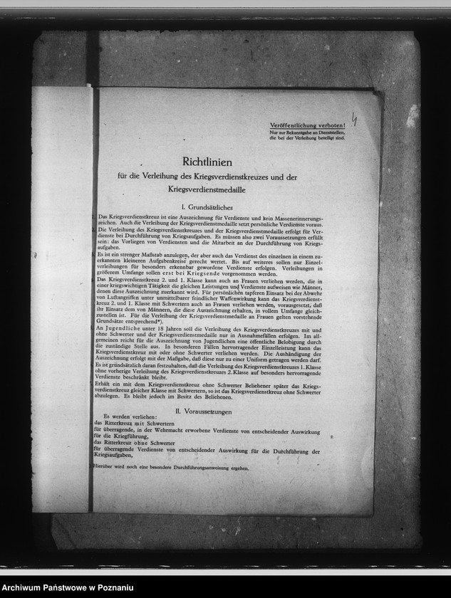 Obraz 8 z jednostki "Kriegsverdienstkreuz (przepisy)"