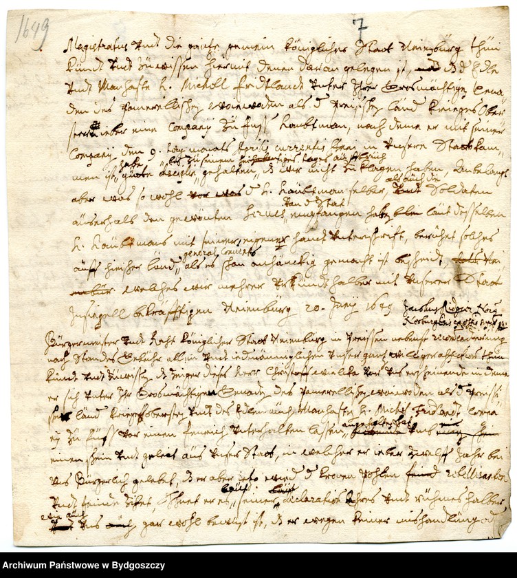 image.from.unit.number "[Przepisy zarządzenia, pertraktacje i pokwitowania dot. spraw wojskowych miasta Nowego]"