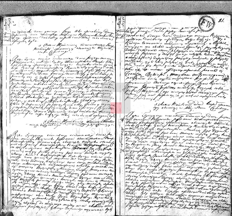 image.from.unit.number "Akta Cywilne Małżeństwa Gminy Krasnopolskiey Powiatu Seyneńskiego Województwa augstowskiego Roku 1817."