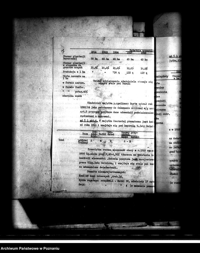 Obraz 12 z jednostki "Majątek Czarnotul powiatu mogileńskiego wyłączenie z art.. 4 i 5 ustawy o wykonaniu reformy rolnej Apolinary Bartz"