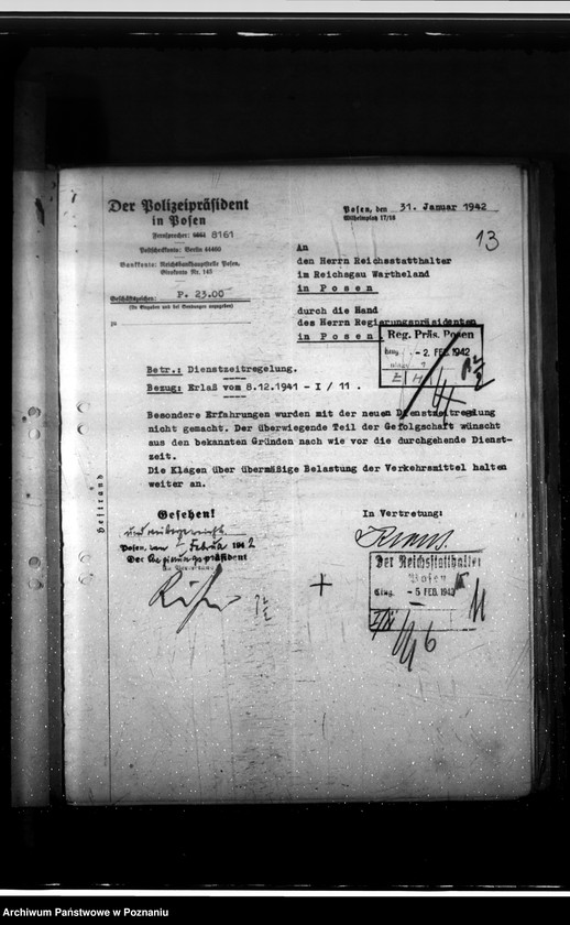 Obraz 17 z jednostki "Dienstzeit bei den Behörden"