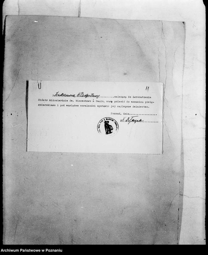 Obraz 15 z jednostki "/Podanie o dopuszczenie do egzaminu pielęgniarskiego/"