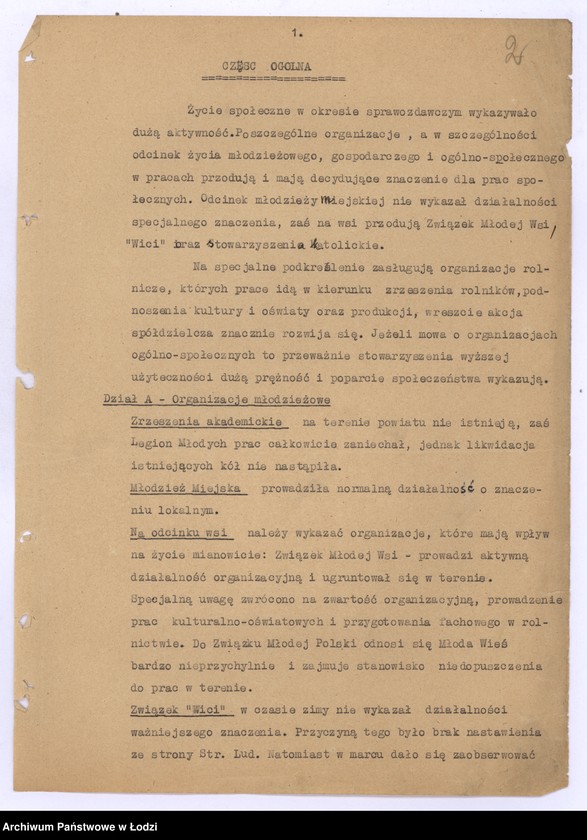 Obraz 5 z jednostki "[Sprawozdania periodyczne z ruchu politycznego społecznego i zawodowego]"