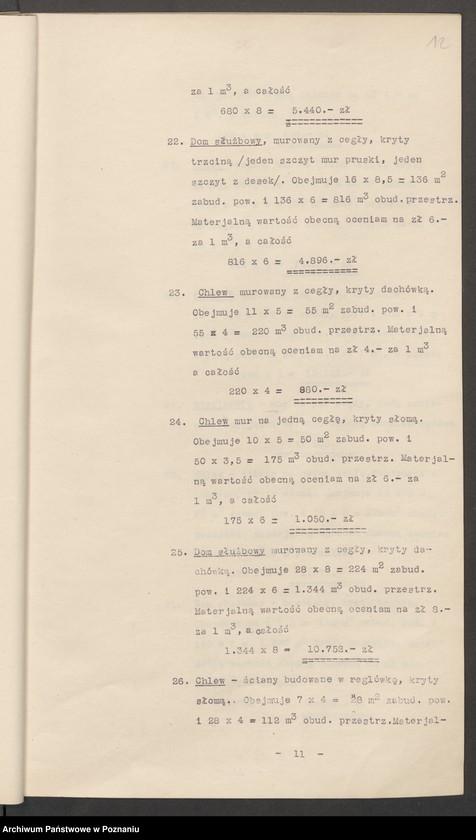 Obraz 16 z jednostki "Oszacowanie majątku Lechlin"