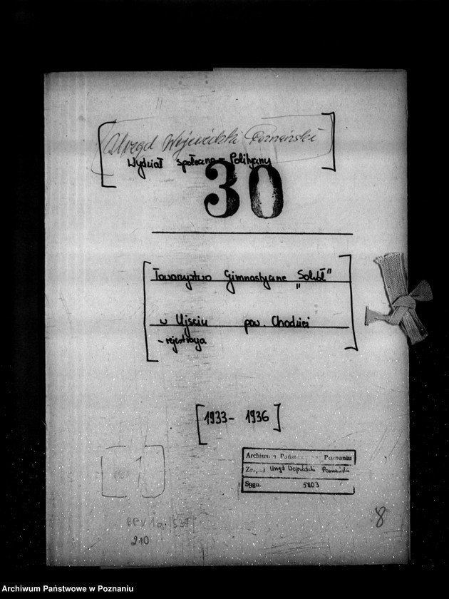 Obraz 4 z jednostki "/Towarzystwo Gimnastyczne Sokół w Ujściu powiat Chodzież - rejestracja/"