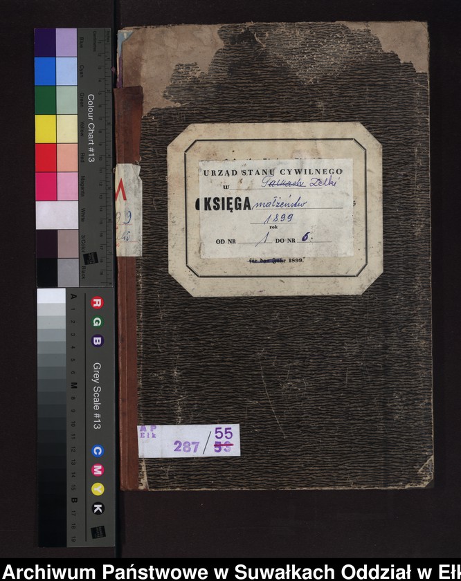 Obraz 2 z jednostki "Heiraths-Neben-Register des Preussischen Standes-Amtes Neuhoff Kreis Loetzen"