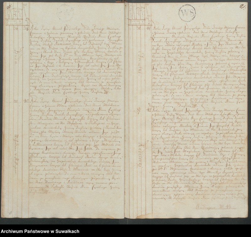 image.from.unit.number "Akta urodzonych gminy puńskiey od 1-go maja 1811do dnia ostatniego grudnia roku tegoż."