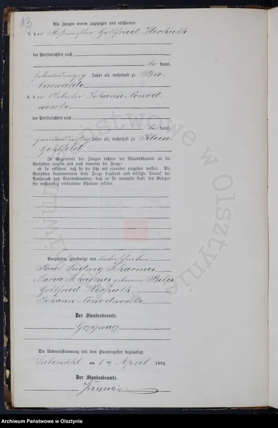 image.from.unit.number "Heiraths-Neben-Register Nr 1 - 23"