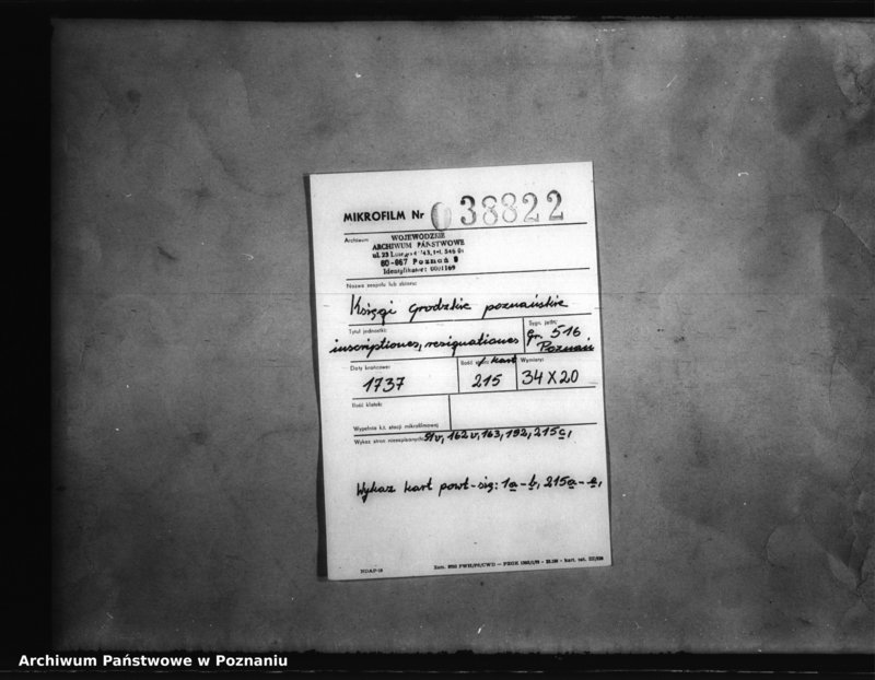 Obraz 2 z jednostki "Inscriptiones, resignationes [protocollon]"