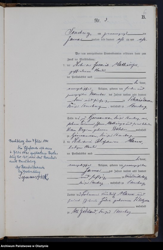 image.from.unit.number "Heiraths-Haupt-Register Nr 1 - 39"