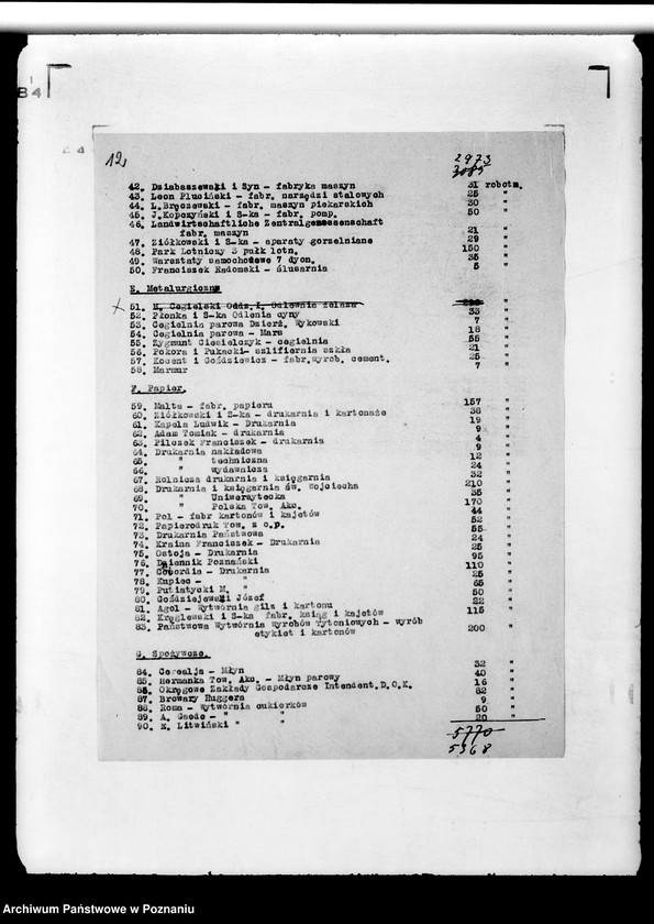 Obraz 15 z jednostki "Sprawy ogólne dotyczące organizacji Urzędu Wojewódzkiego, powiatowych władz administracji ogólnej i innych władz podległych"