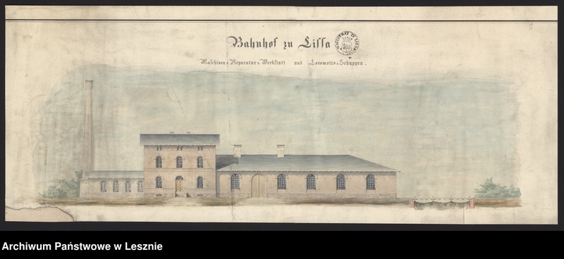 Obraz 7 z jednostki "Leszno miasto. Dokumentacja projektowa - dworzec kolejowy."