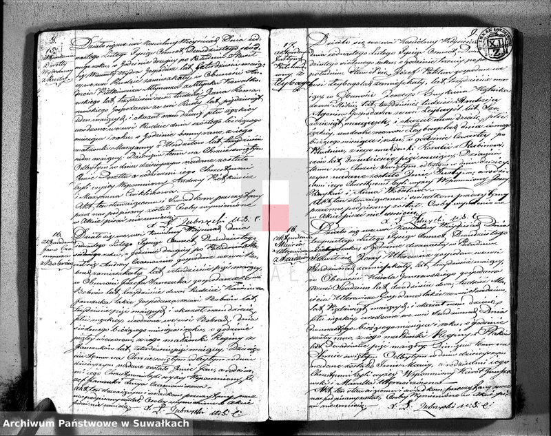 image.from.unit.number "Duplikat urodzonych, zaślubuionych i zeszłych parafii wieysieysiey na rok 1827"