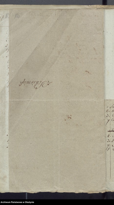 image.from.unit.number "Schul-Cassen Rechnung des Kirchspiels Widminnen"
